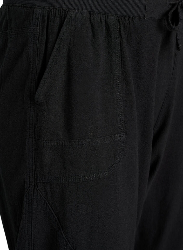 Puuvillacaprit, Musta, Packshot image number 2