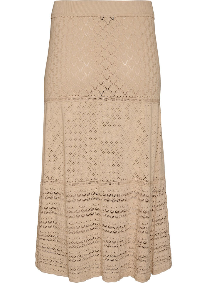 Neulehame silmukkakirjailulla, Beige, Packshot image number 1