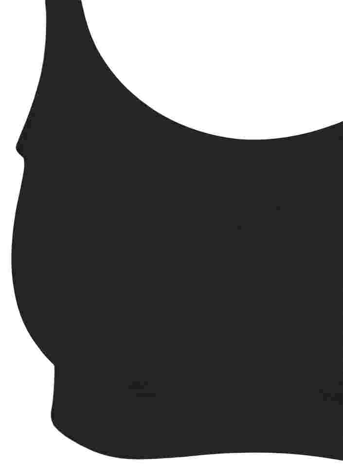Pehmeät rintaliivit ilman toppausta, Black, Packshot image number 2