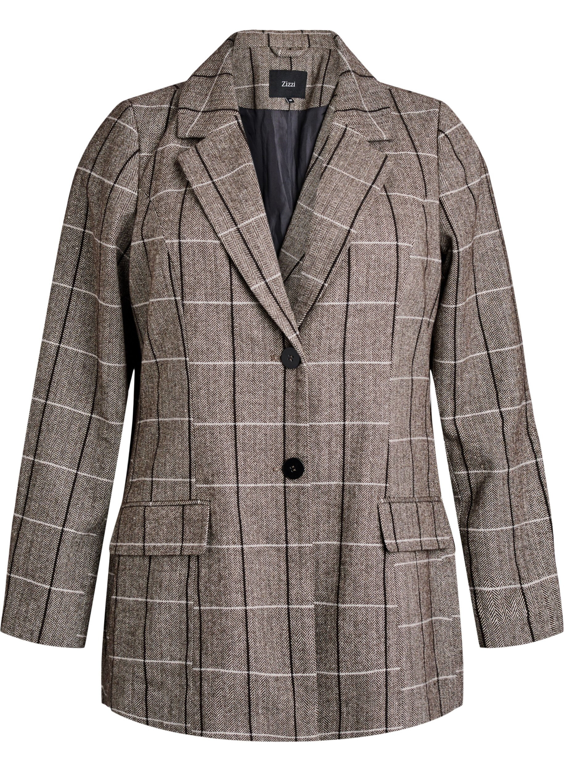 Klassinen ruudullinen bleiseri