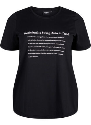 FLASH – kuviollinen t-paita, Black Wanderlust, Packshot image number 0