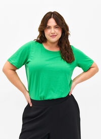 FLASH - T-paita pyöreällä pääntiellä, Kelly Green, Model