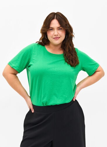 FLASH - T-paita pyöreällä pääntiellä, Kelly Green, Model image number 0