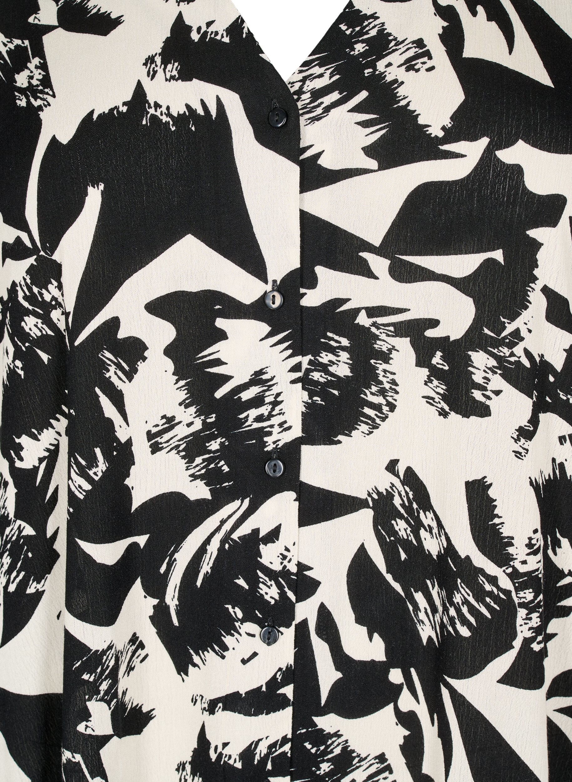 Zizzi Kaftaani rantamekko napeilla, Beige, Packshot image number 2