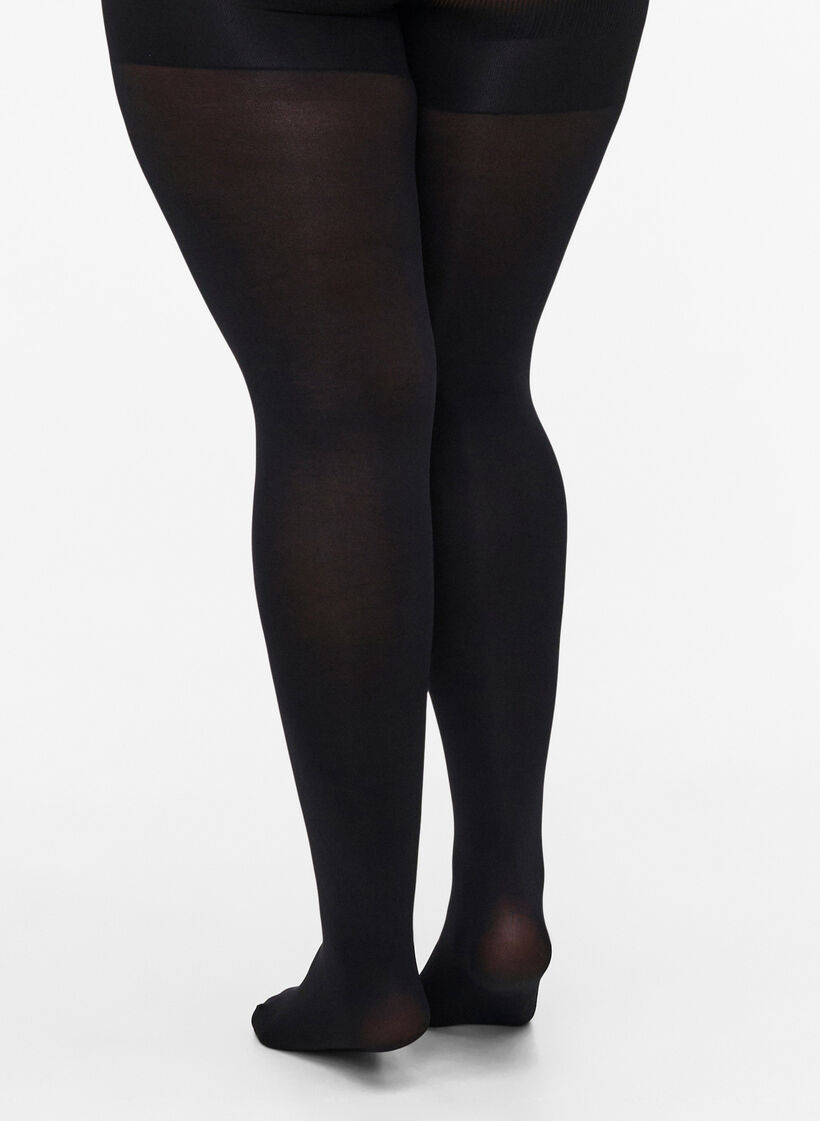 Sukkahousut 100 denieri&auml; push up -efektill&auml;, Musta, Model image number 1