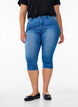 Korkeavy&ouml;t&auml;r&ouml;iset Amy-farkkucaprit super slim fit, Sininen, Model image number 2