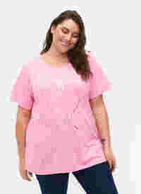 FLASH - T-paita kuvalla, Begonia Pink, Model