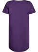 Luomupuuvillasta valmistettu v-aukkoinen y&ouml;paita, Violetti, Packshot image number 1