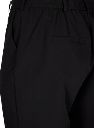 Suoralahkeiset housut, joissa on taskut, Black, Packshot image number 3
