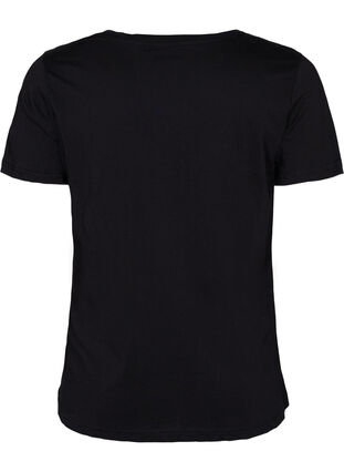 Puuvillainen t-paita lyhyillä hihoilla, Black Change, Packshot image number 1