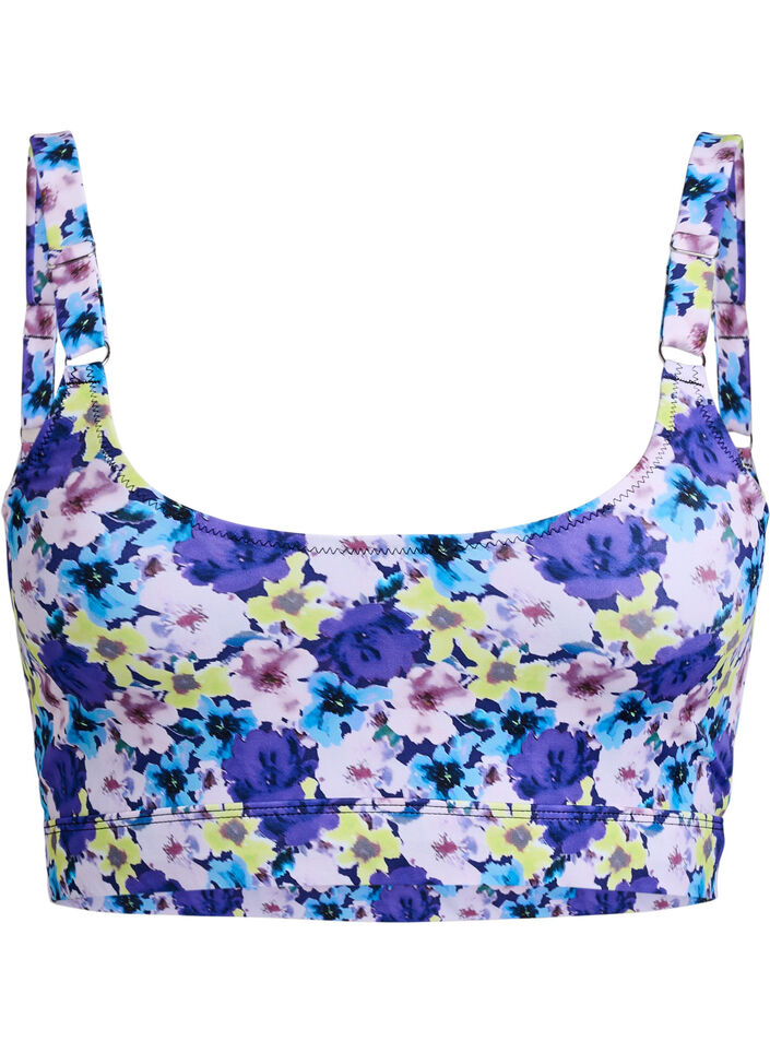Bikiniyläosa säädettävillä olkaimilla, Violetti, Packshot image number 0