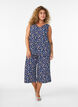 Culottes-housut kuosilla, Sininen, Model image number 0