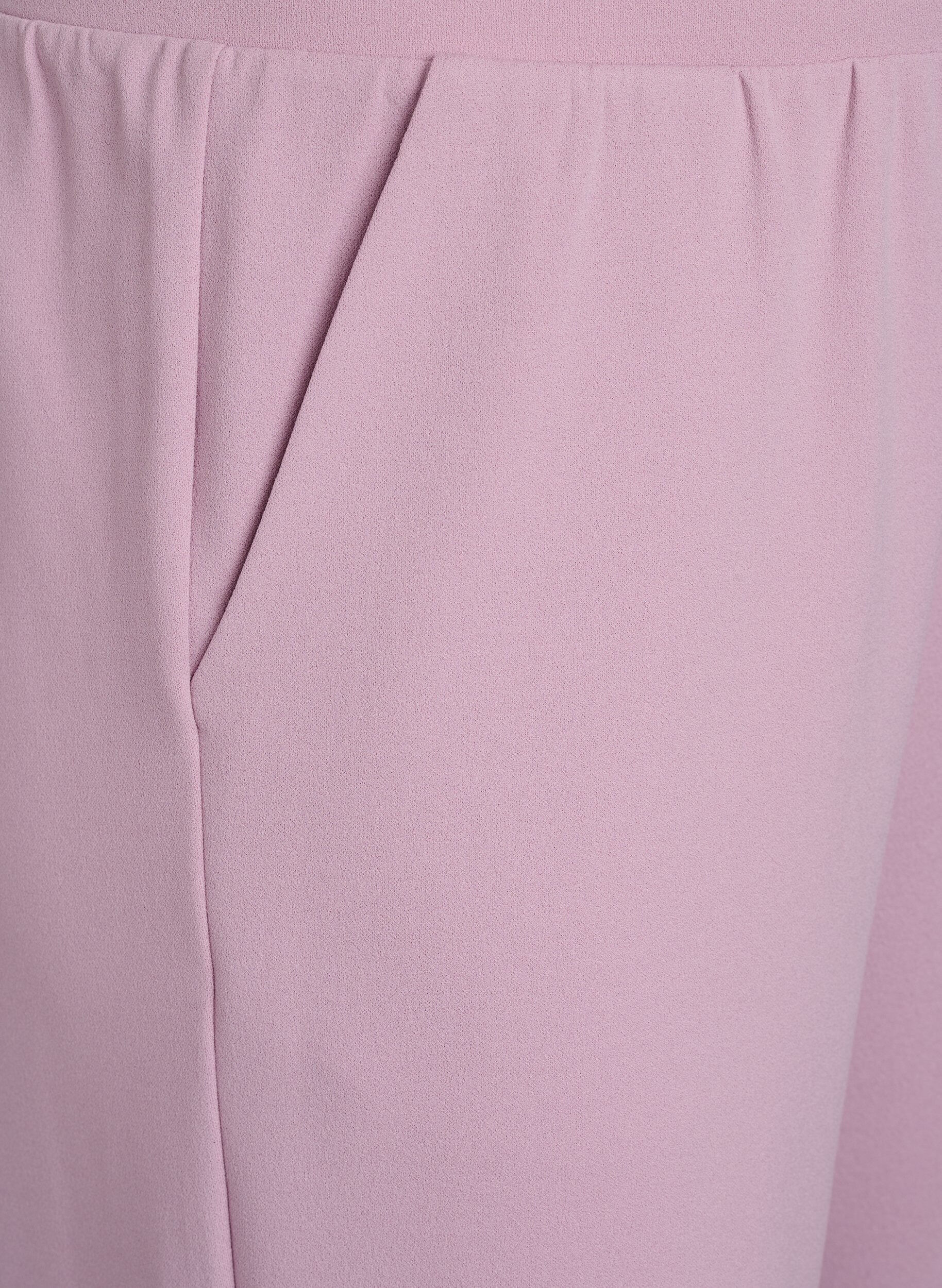 Zizzi Korkeavy&ouml;t&auml;r&ouml;iset polvihousut rennolla istuvuudella, Punainen, Packshot image number 2