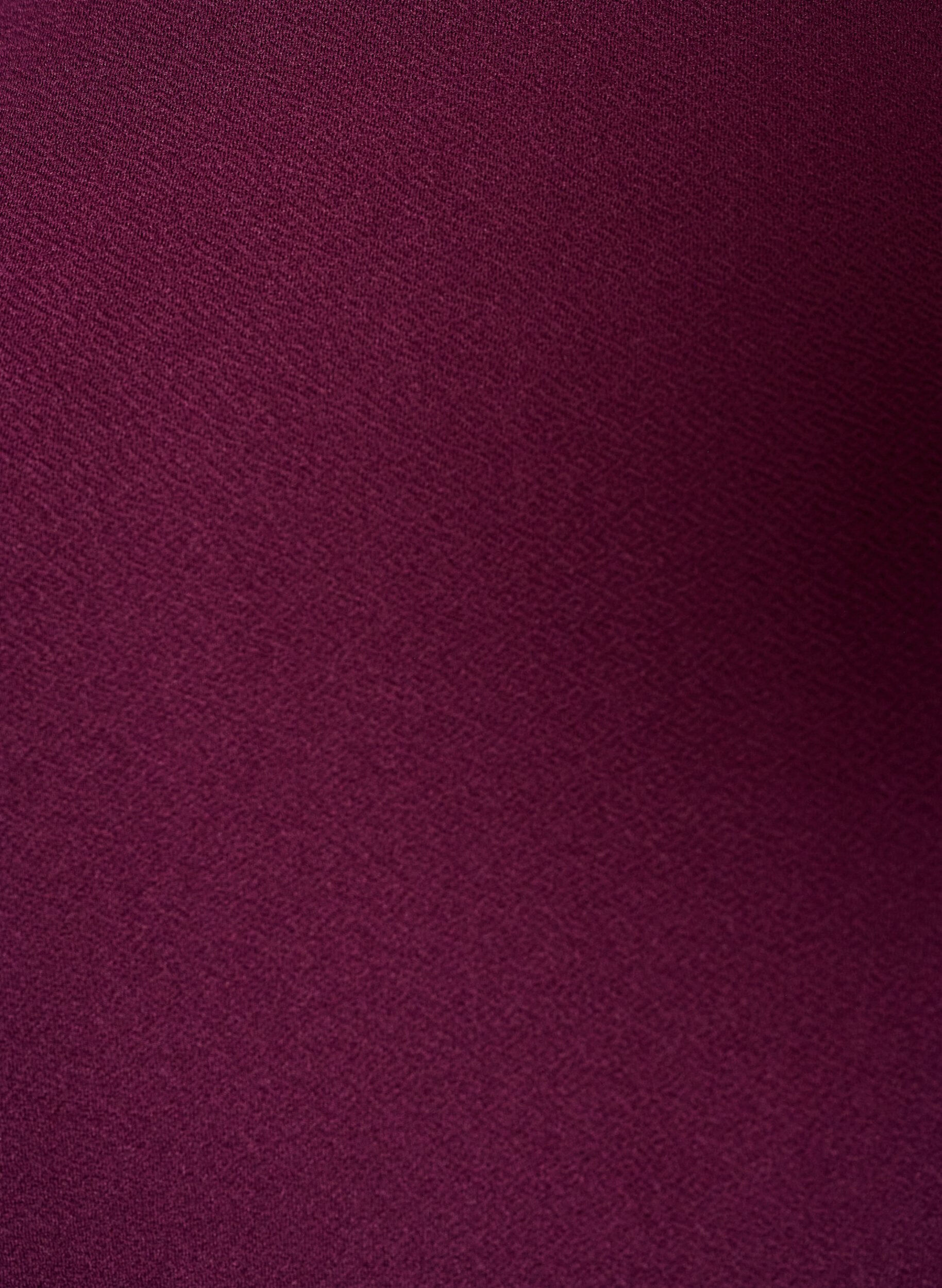 ZizziTunika ep&auml;symmetrisell&auml; pitsireunuksella, Violetti, Packshot image number 2