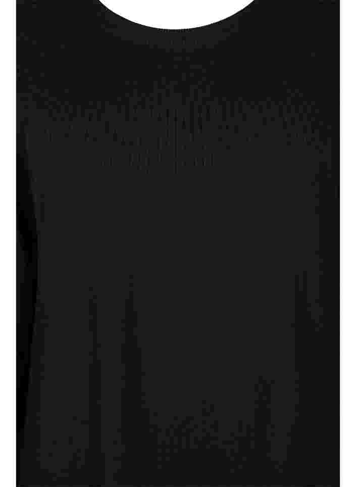 Neulemekko pallohihoilla, Black Solid, Packshot image number 2