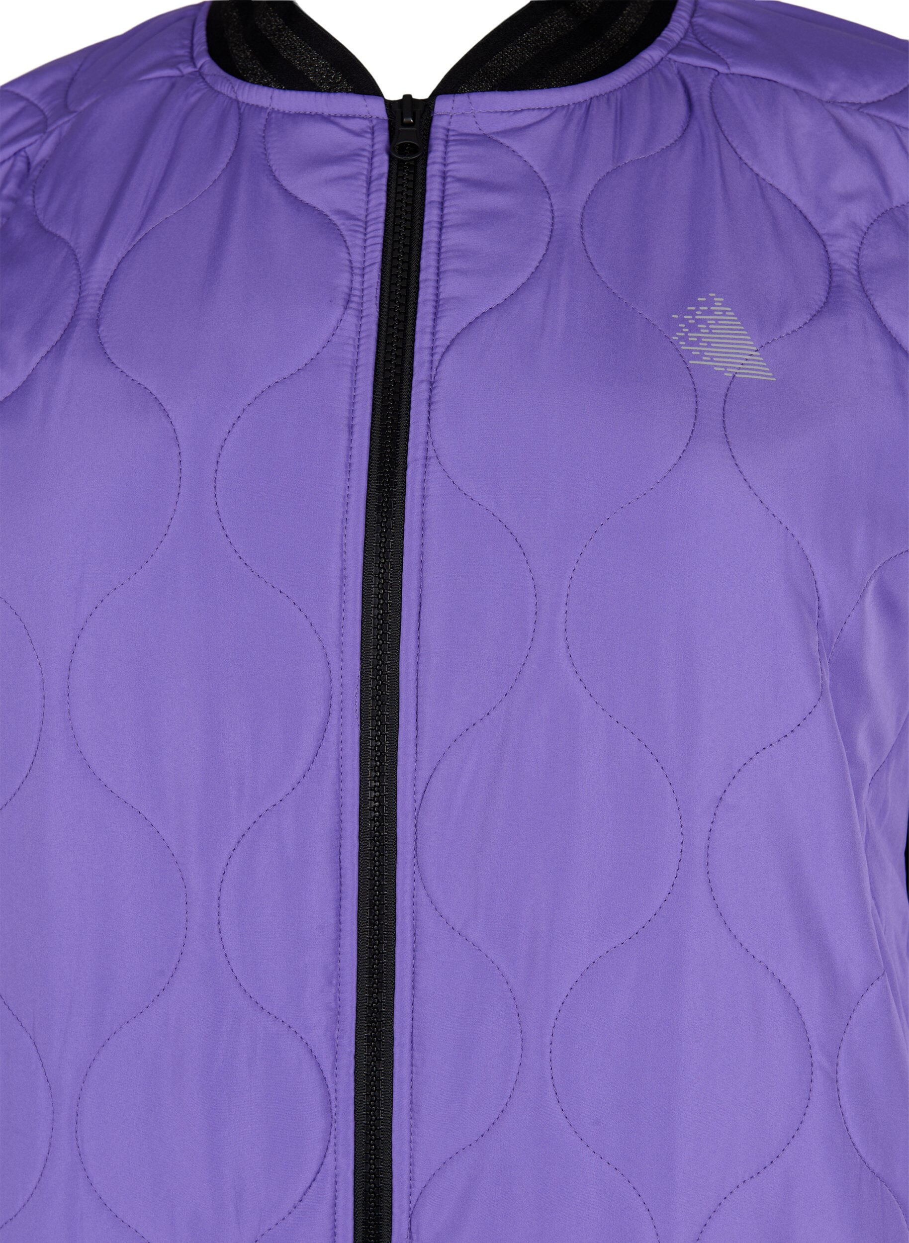 Zizzi Bombertakki taskuilla ja kimalteella , Passion Flower, Packshot image number 2