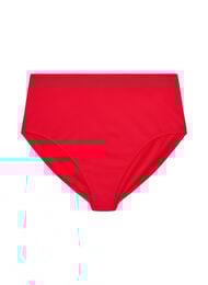 Yksiv&auml;riset korkeavy&ouml;t&auml;r&ouml;iset bikinialaosat, Punainen