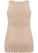 Pitsikoristeinen yl&auml;osa, Beige, Packshot image number 1
