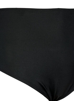 Yksivärinen bikinialaosa normaalilla vyötäröllä, Black, Packshot image number 2