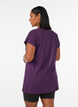 Pitk&auml; treeni-T-paita, Violetti, Model image number 2