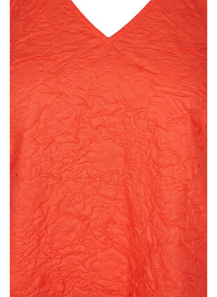 Mekko lyhyillä puffihihoilla, Mandarin Red, Packshot image number 2