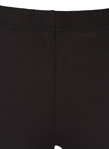 3/4-leggingsit napeilla, Black, Packshot image number 2