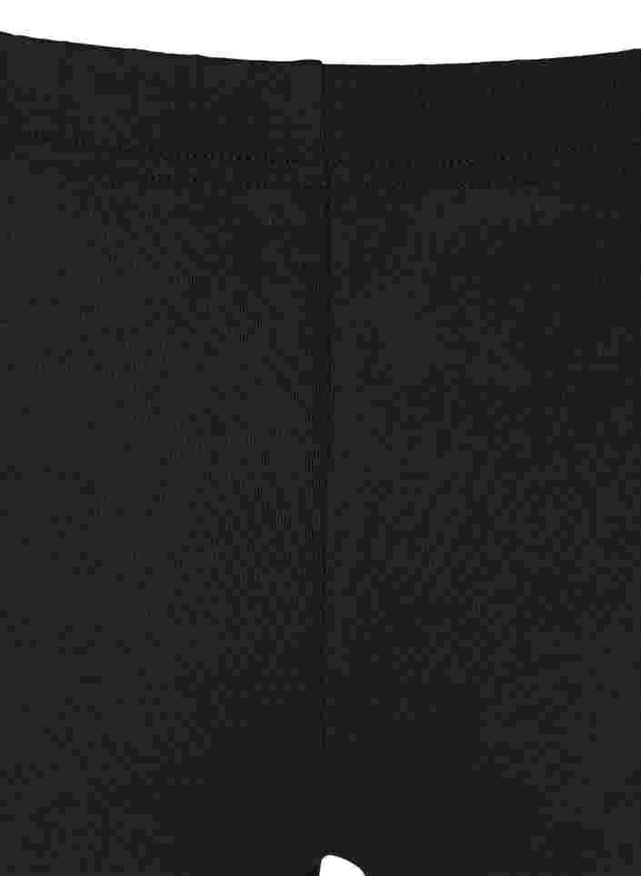 3/4-legginsit napeilla, Black, Packshot image number 2