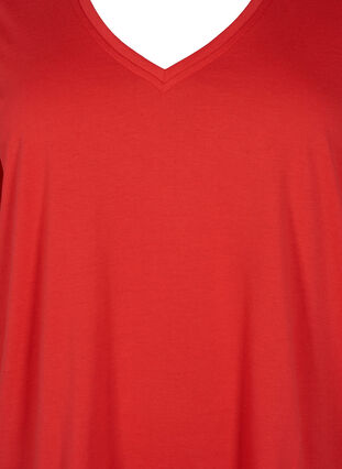 FLASH - T-paita v-pääntiellä, High Risk Red, Packshot image number 2
