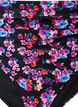 Korkeavy&ouml;t&auml;r&ouml;iset bikinihousut kuosilla, Violetti, Packshot image number 2