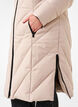 Pitk&auml; talvitakki koukku-kiinnityksill&auml; ja tekoturkiskauluksella, Beige, Model image number 3