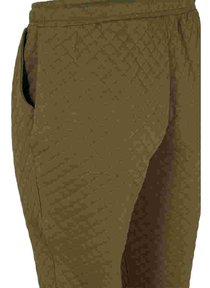 Kuvioidut housut nyörillä ja taskuilla, Ivy Green, Packshot image number 3
