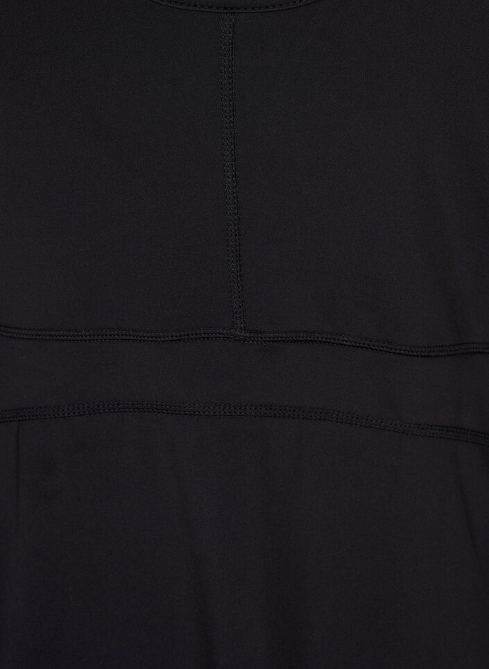 Padelmekko alusshortseilla, Black, Packshot image number 3