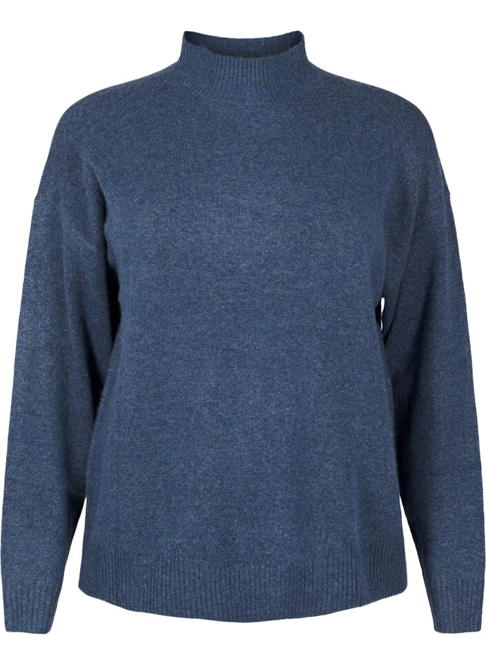 Neulottu villapusero korkealla kaula-aukolla, Bering Sea Mel., Packshot image number 0