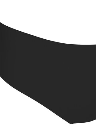 Tai-malliset ja normaalivyötäröiset alushousut mesh-kankaasta, Black, Packshot image number 2