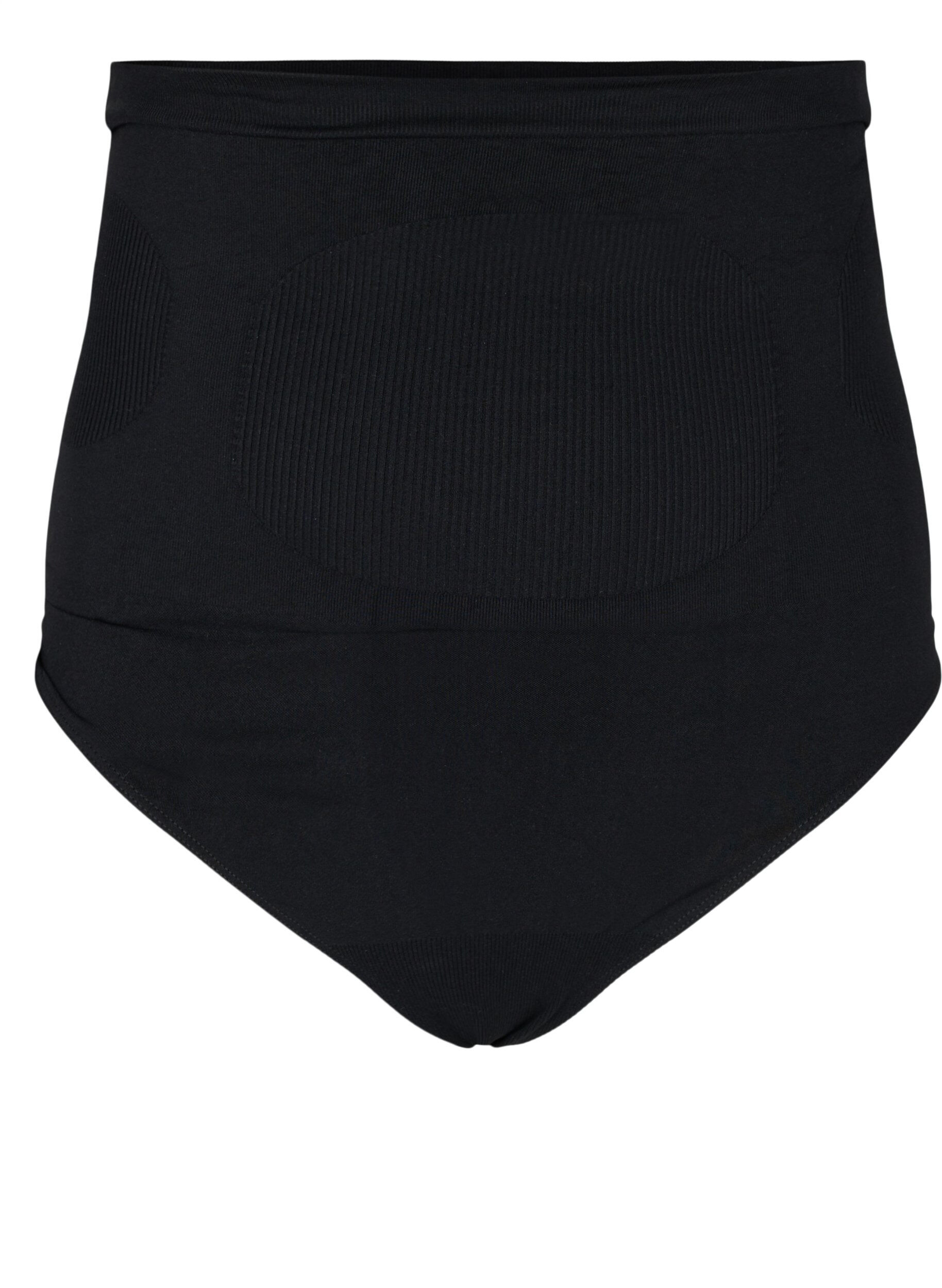 Zizzi Korkeavy&ouml;t&auml;r&ouml;iset shapewear-stringit, Black, Packshot image number 0