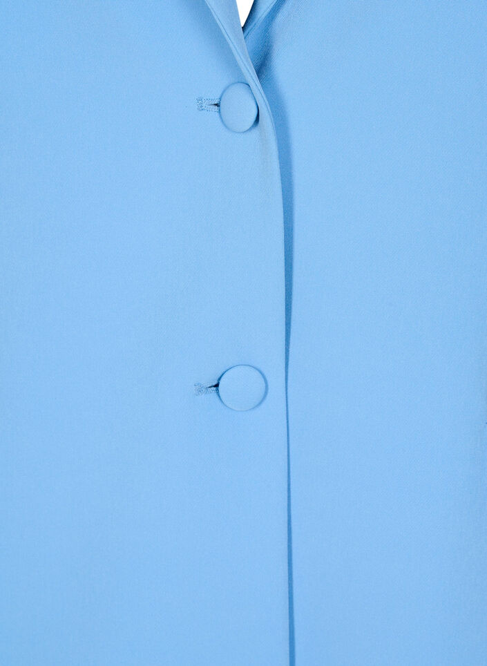 Klassinen bleiseri nappikiinnityksell&auml;, Sininen, Packshot image number 2