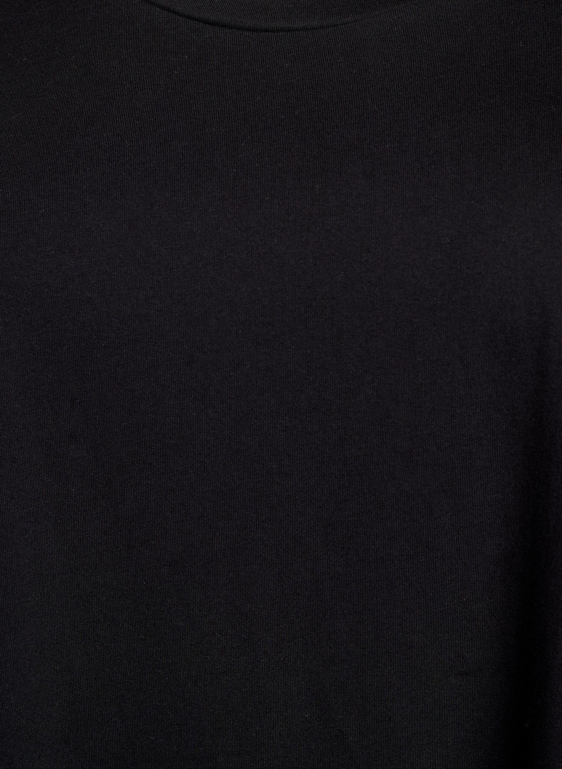 Zizzi2-pack T-paitamekko lyhyill&auml; hihoilla, Musta, Packshot image number 3