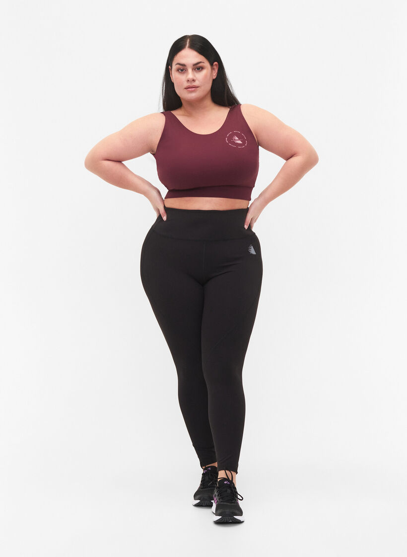 CORE, MID SUPPORT SPORTS BRA - Urheilurintaliivit, Fig, Model image number 2