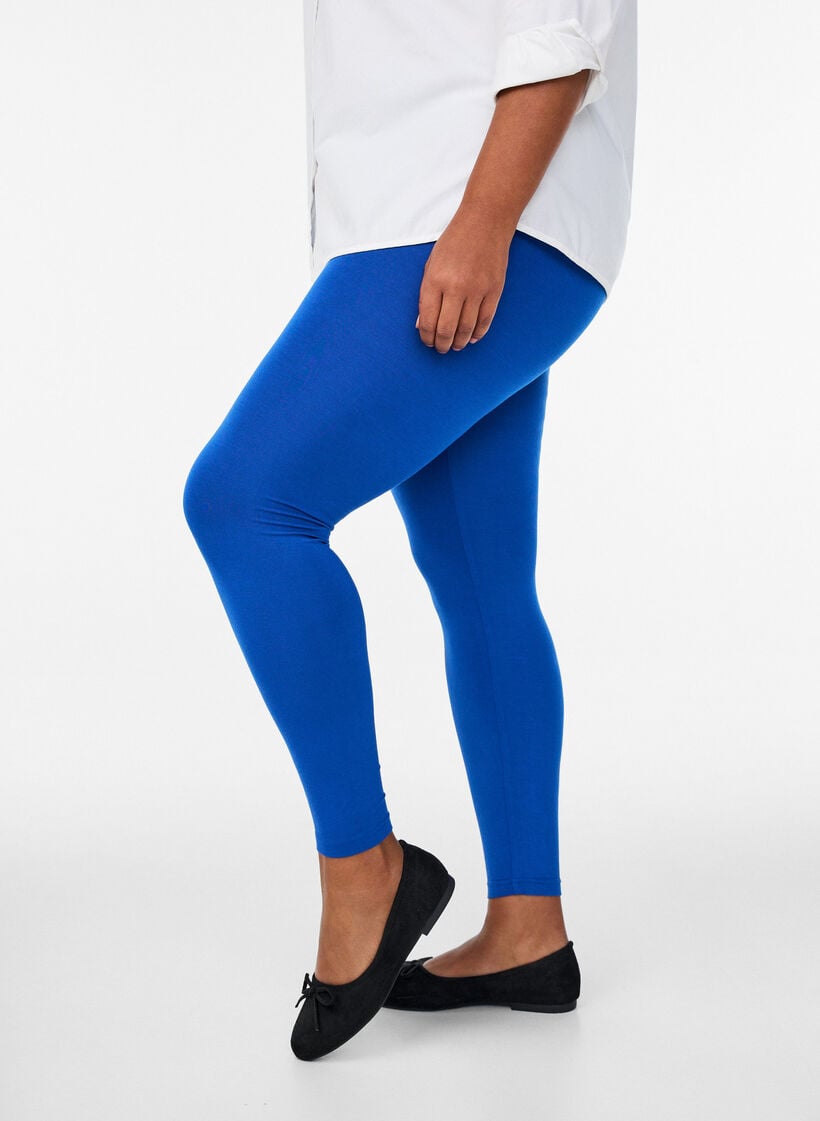 Perusleggingssit viskoosista, Sininen, Model image number 0