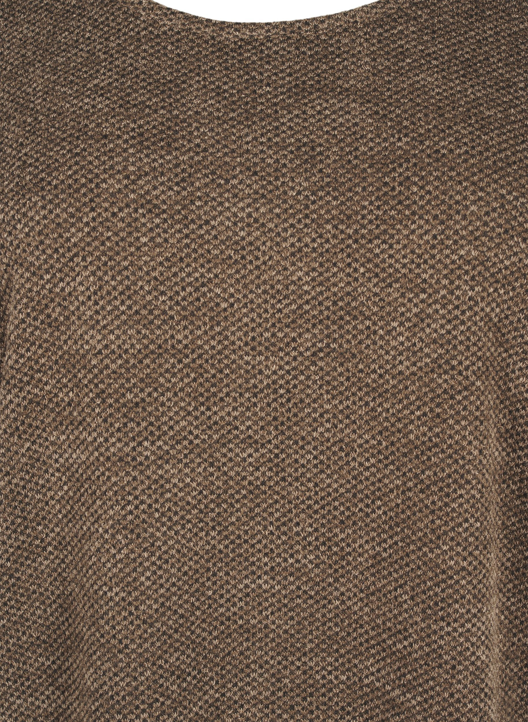 Zizzi T-paitamekko lyhyill&auml; hihoilla, Caribou, Packshot image number 2