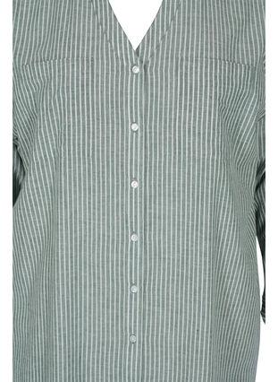 Raidallinen paita 100% puuvillasta, Cilantro Stripe , Packshot image number 2