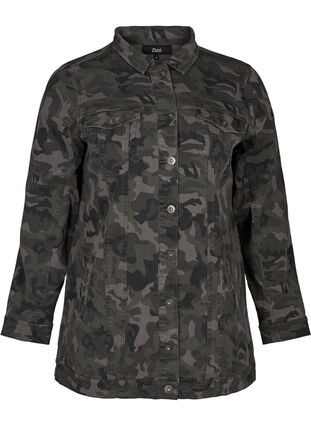 Maastokuosi takki puuvillasta, Camouflage, Packshot image number 0