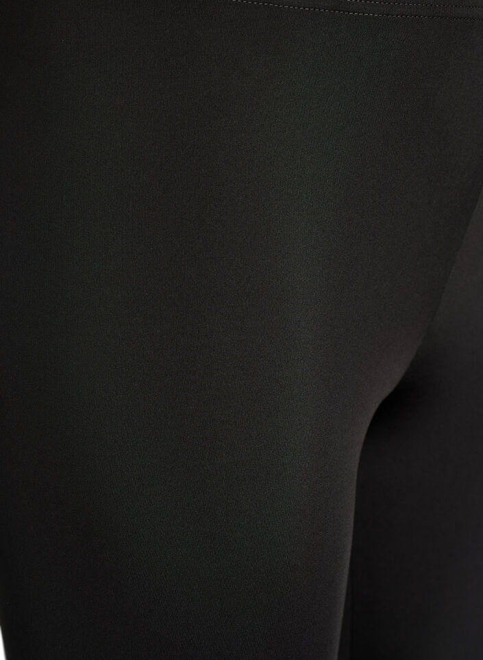 2-pack 3/4-pituiset leggingsit, Musta, Packshot image number 3