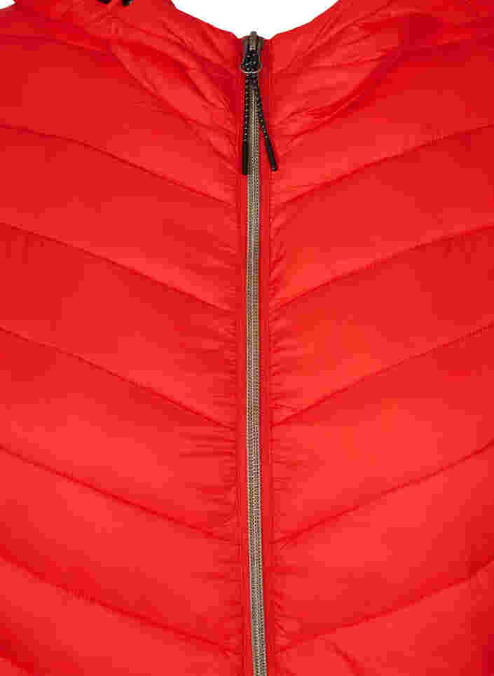 Kevyttakki hupulla, Fiery Red, Packshot image number 2