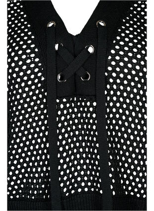 kuviollinen pullover, Black, Packshot image number 2