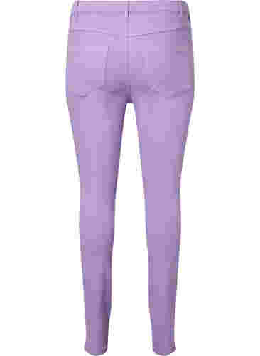 Korkeavyötäröiset Amy farkut super slim fit -mallissa, Lavender, Packshot image number 1