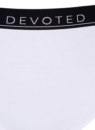 Puuvillaiset alushousut normaalilla vyötäröllä, B. White/Upper Font, Packshot image number 2