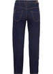 Slim fit Vilma-farkut korkealla vy&ouml;t&auml;r&ouml;ll&auml;, Sininen, Packshot image number 1