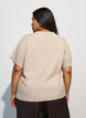 Lyhythihainen neuletakki, Beige, Model image number 2