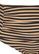 Korkeavy&ouml;t&auml;r&ouml;iset raidalliset bikinialaosat, Ruskea, Packshot image number 2